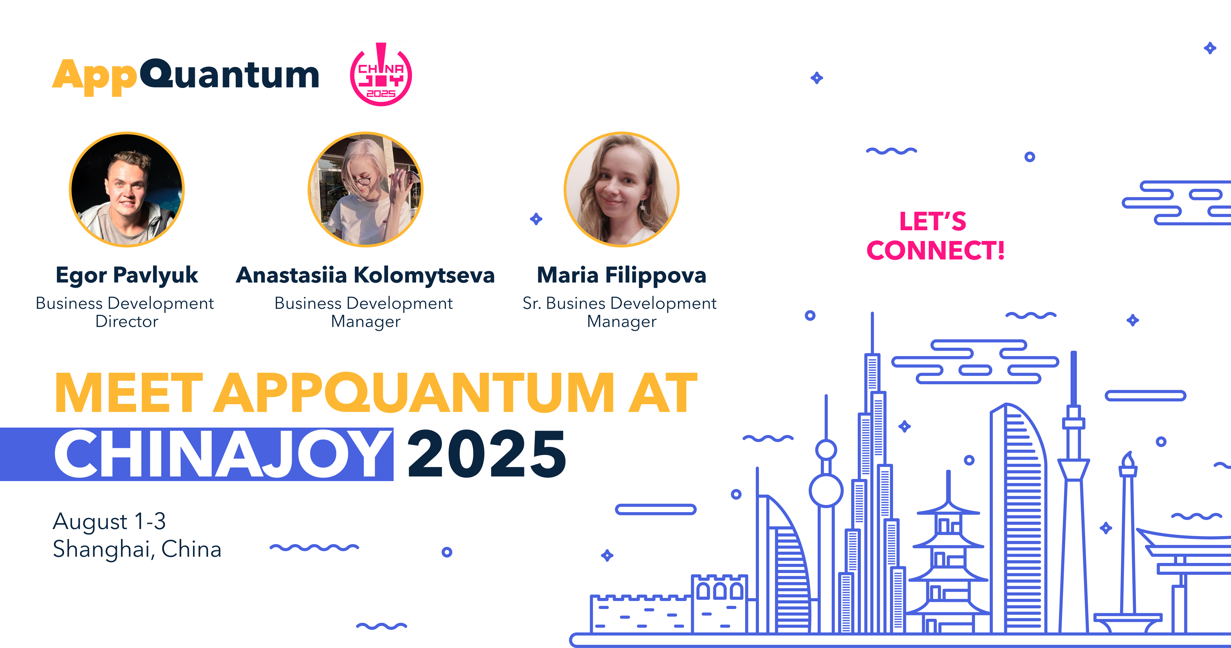 Meet AppQuantum at ChinaJoy 2025!